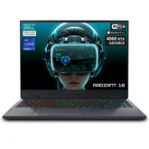 Thunderobot Radiant 16 4060 2.5K Gaming Laptop, 16" WQXGA 240Hz Display, 14th Gen Intel i7-14650HX, GeForce RTX 4060, 64GB DDR5 RAM, 4TB PCIe SSD, RGB Backlit Keyboard, Wi-Fi 6, Windows 11, Gray